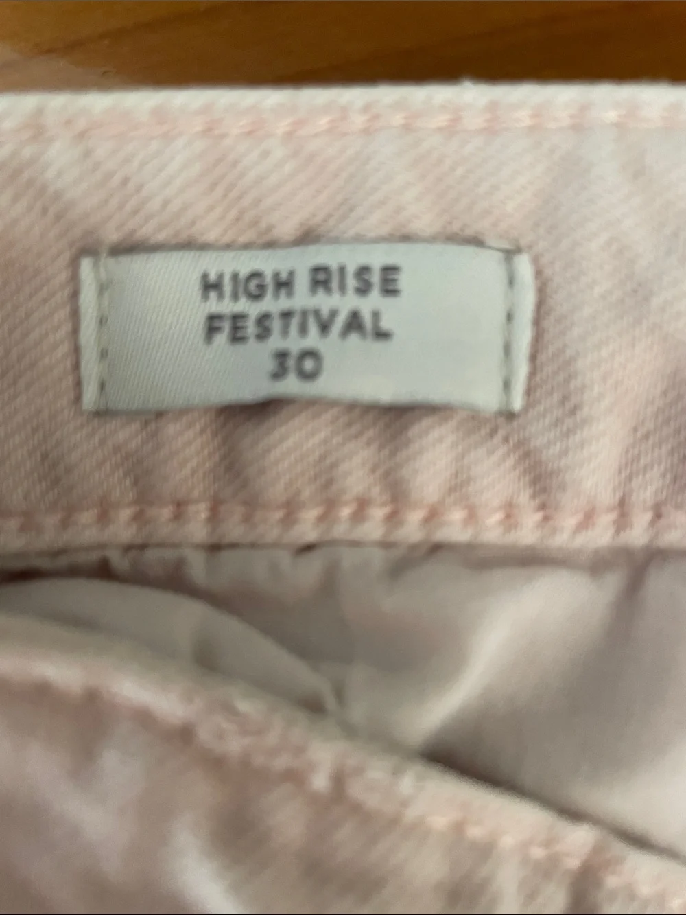 PacSun Pale Pink High-Rise Denim Shorts and future collective long short bundle